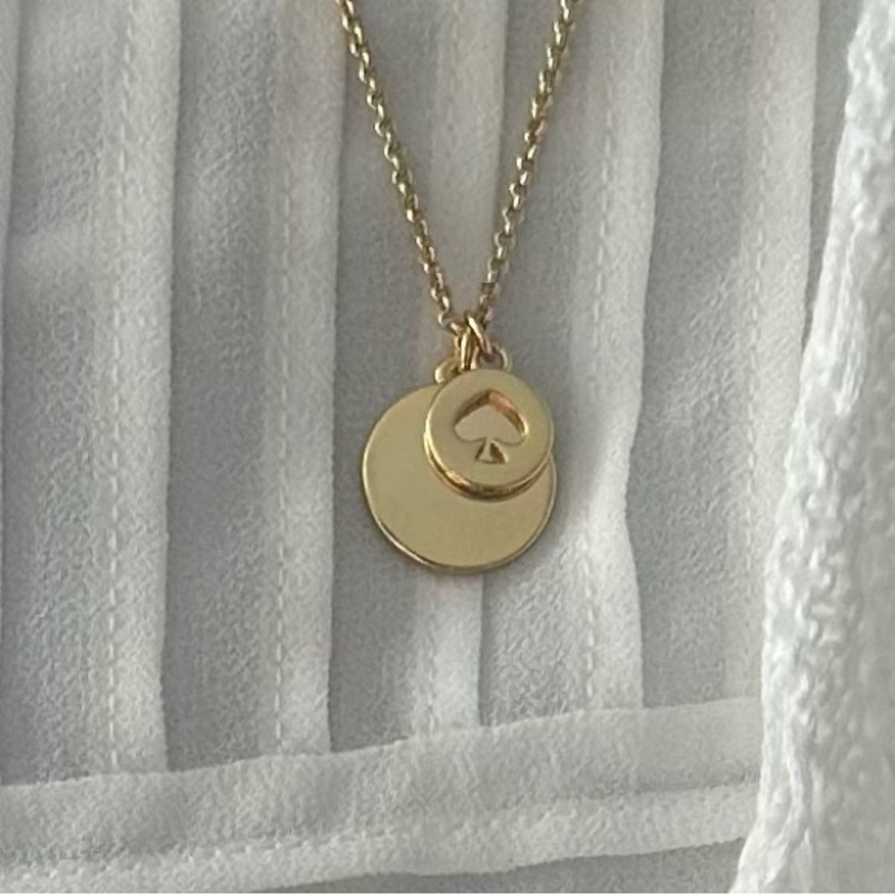 Kate Spade Gold Pendant Necklace NWOT